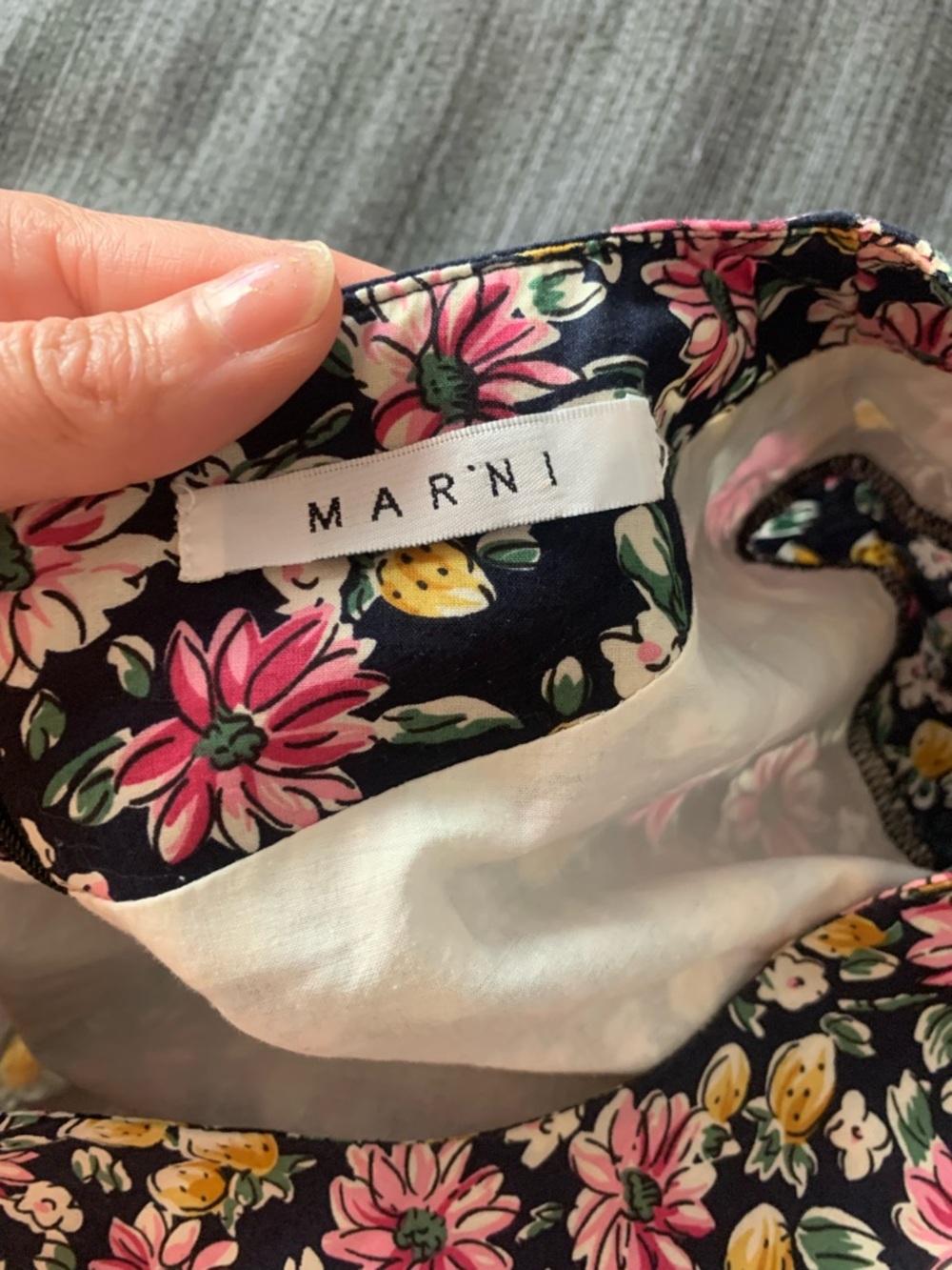 Marni Floral Mini Dress Romantic - Picture 11 of 16